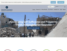 Tablet Screenshot of crownagents.com